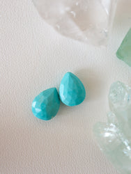 Turquoise charm -C-