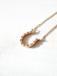 Lucky horse shoe necklace