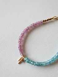 Blue Zircon/Pink Sapphire