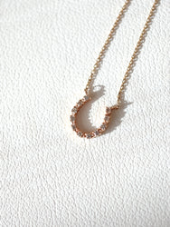 Lucky horse shoe necklace
