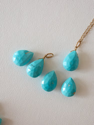 Turquoise charm -A-