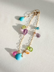 Turquoise / Pink Sapphire / Peridot & more