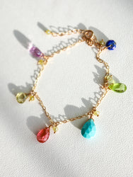 Turquoise / Yellow diamond / Pink Tourmaline & more