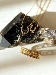 Lucky horse shoe necklace