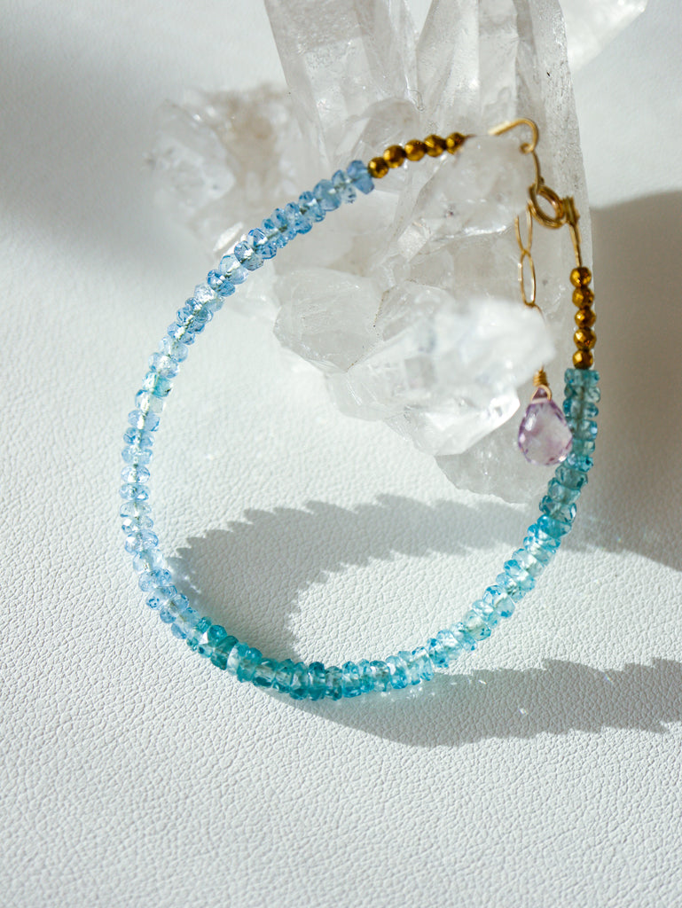 Blue Zircon / Aquamarine