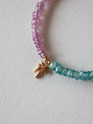 Blue Zircon/Pink Sapphire