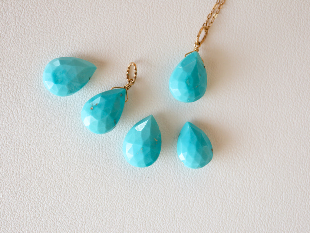 Turquoise charm -A-