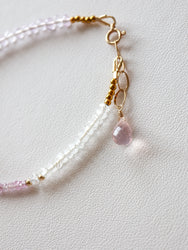 Moon stone /Pink Sapphire/Pink Amethyst