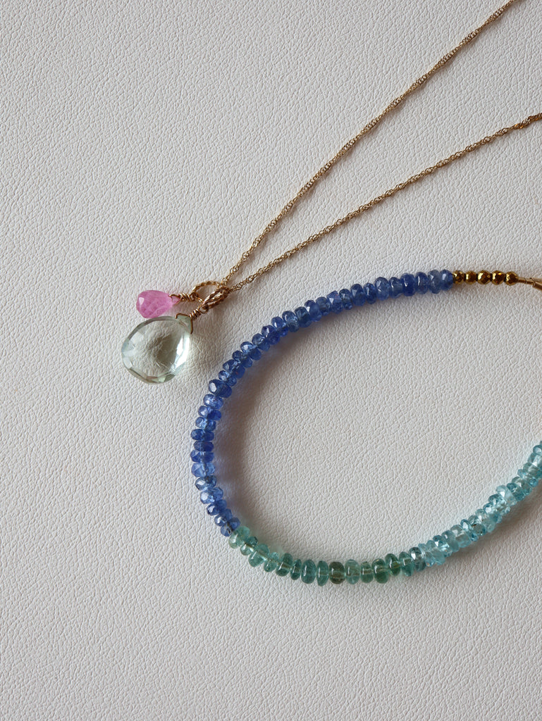 Blue Sapphire/Blue Tourmaline/Blue Zircon