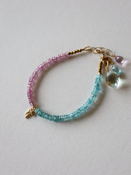 Blue Zircon/Pink Sapphire