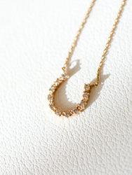 Lucky horse shoe necklace