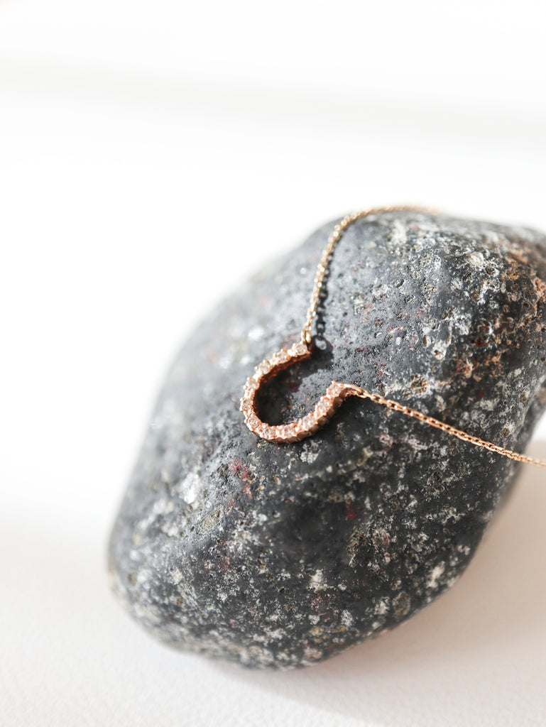 Lucky horse shoe necklace