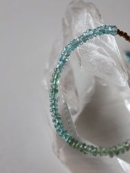 Green Sapphire/Blue Zircon/Blue Tourmaline