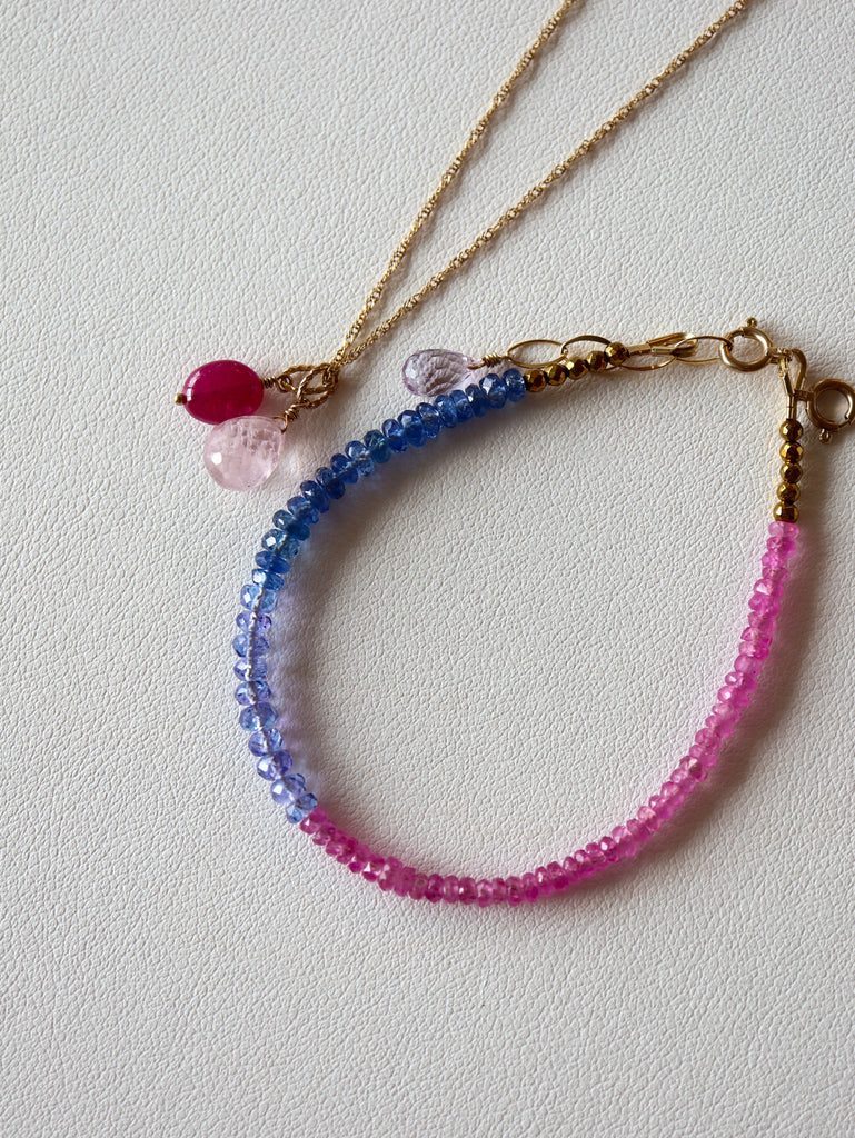 Pink Sapphire/Blue Sapphire/Tanzanite