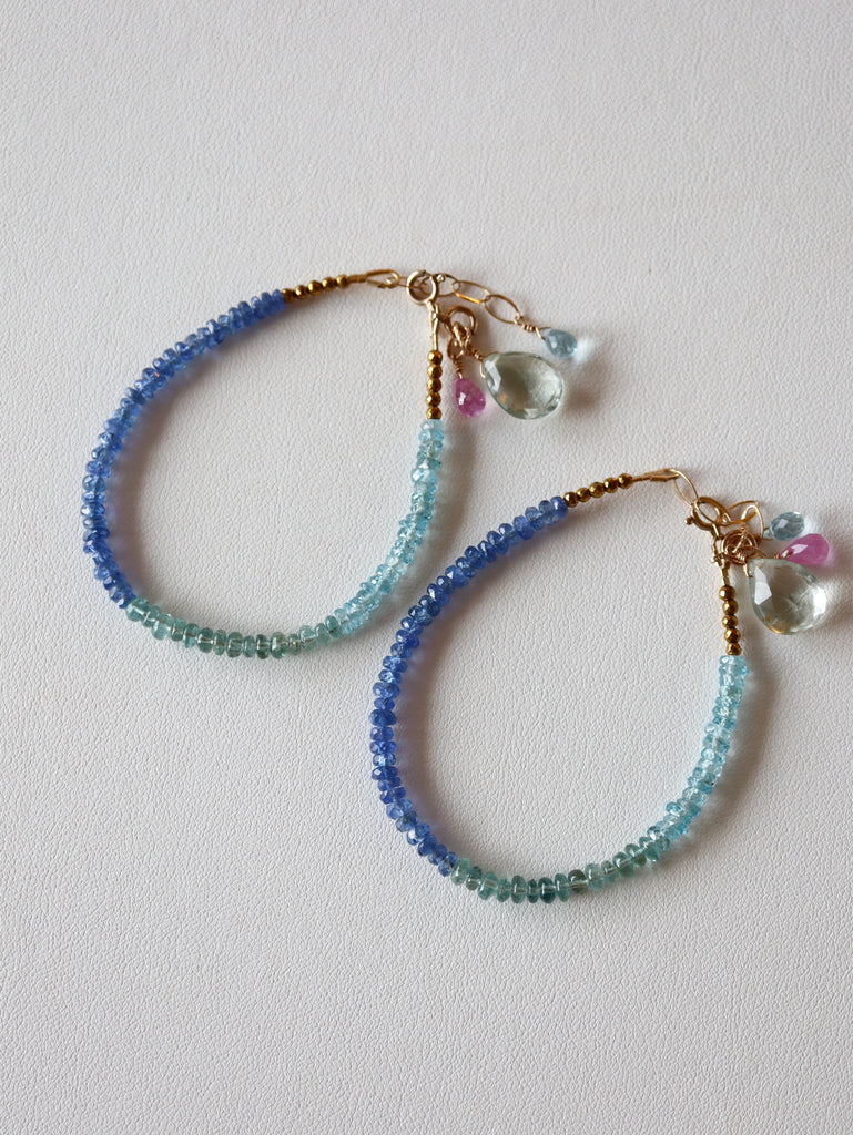 Blue Sapphire/Blue Tourmaline/Blue Zircon