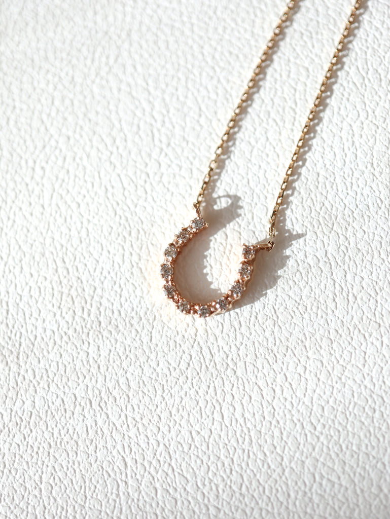 Lucky horse shoe necklace