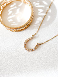 Lucky horse shoe necklace