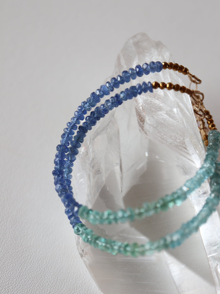 Blue Sapphire/Blue Tourmaline/Blue Zircon