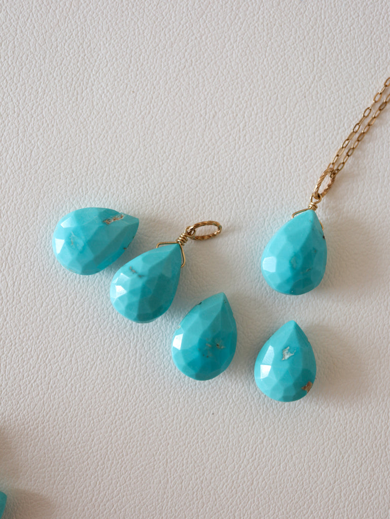 Turquoise charm -A-