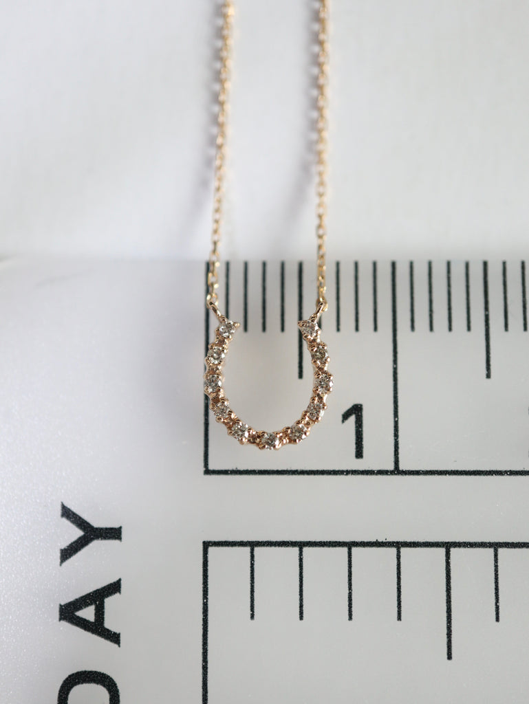 Lucky horse shoe necklace