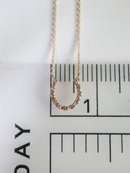 Lucky horse shoe necklace