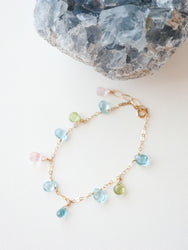 Aquamarine / Morganite / Green Garnet