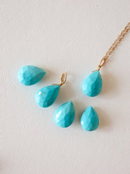Turquoise charm -A-