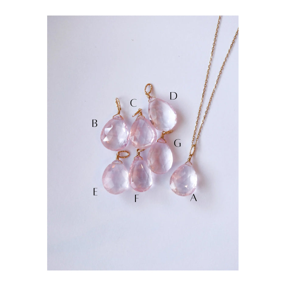 Rose quartz チャーム