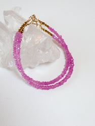 Pink Sapphire -ブレスレット-