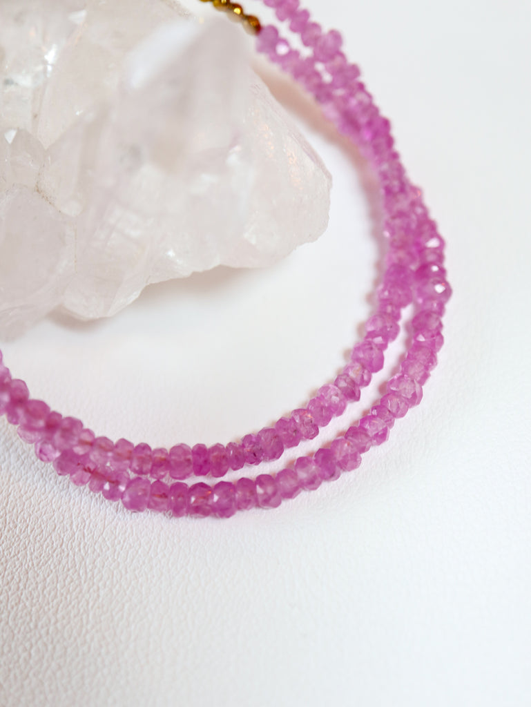 Pink Sapphire -ブレスレット-