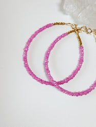 Pink Sapphire -ブレスレット-