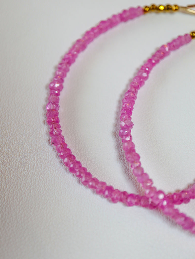 Pink Sapphire -ブレスレット-