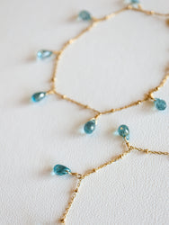 Blue zircon -ブレスレット-