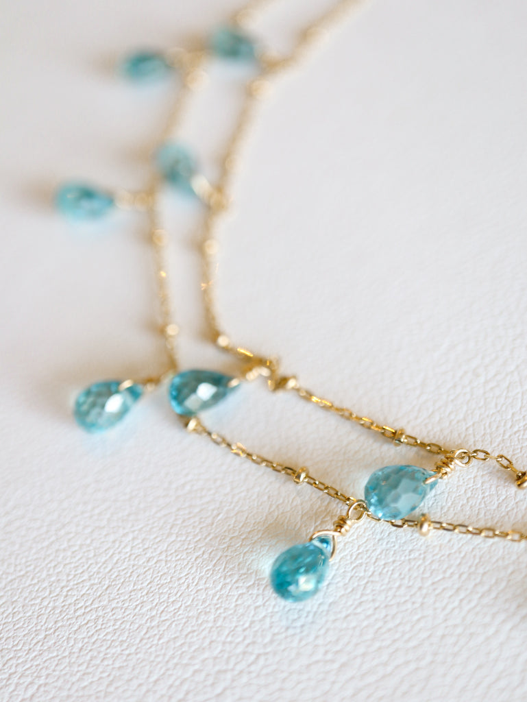 Blue zircon -ブレスレット-