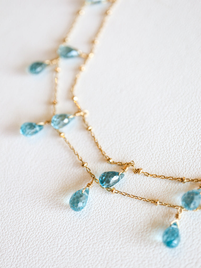 Blue zircon -ブレスレット-