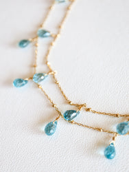 Blue zircon -ブレスレット-