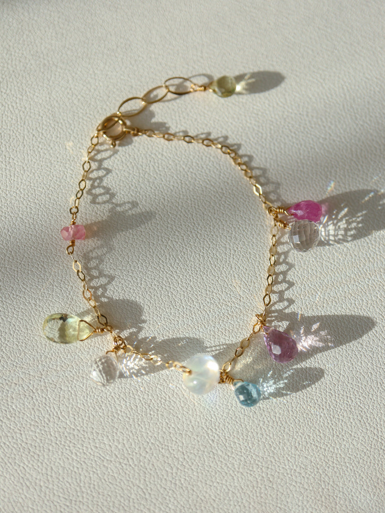 Pink Amethyst / Blue Moonstone / Aquamarine & more