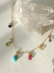 Turquoise / Yellow diamond / Pink Tourmaline & more