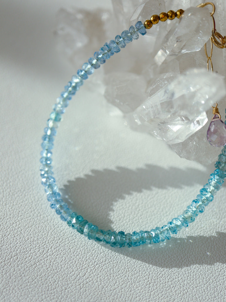 Blue Zircon / Aquamarine