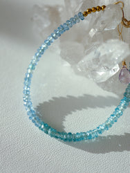 Blue Zircon / Aquamarine