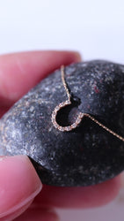 Lucky horse shoe necklace