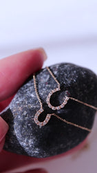 Lucky horse shoe necklace
